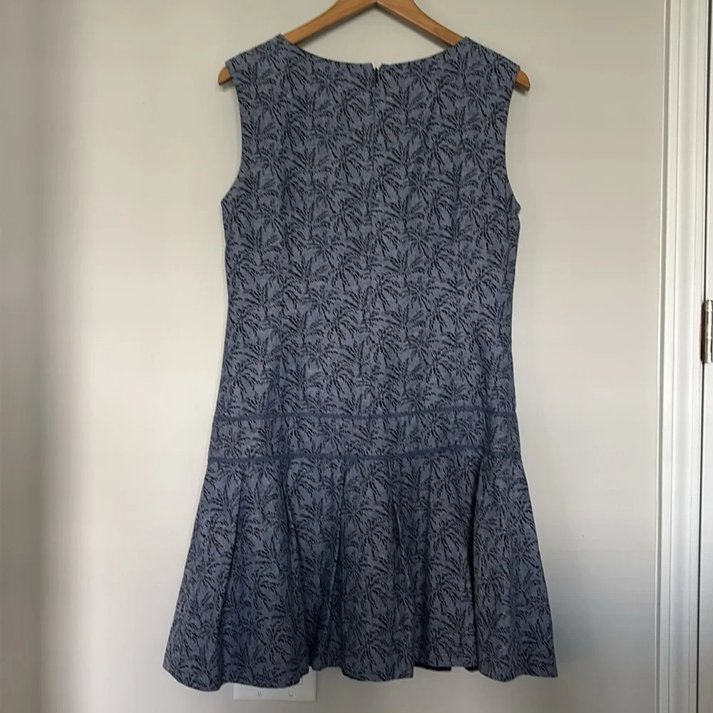 J. Crew Tropical Print Sleeveless dress Sz 8 EUC